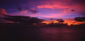 ワイキキ夕焼け4